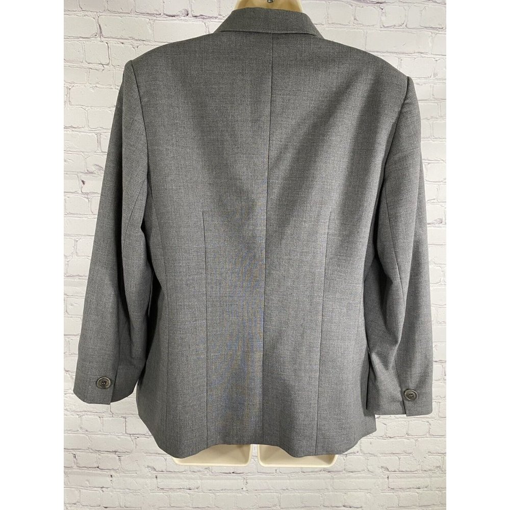 Talbots Stretch Gray Wool Blend 3 Button Notch La… - image 4